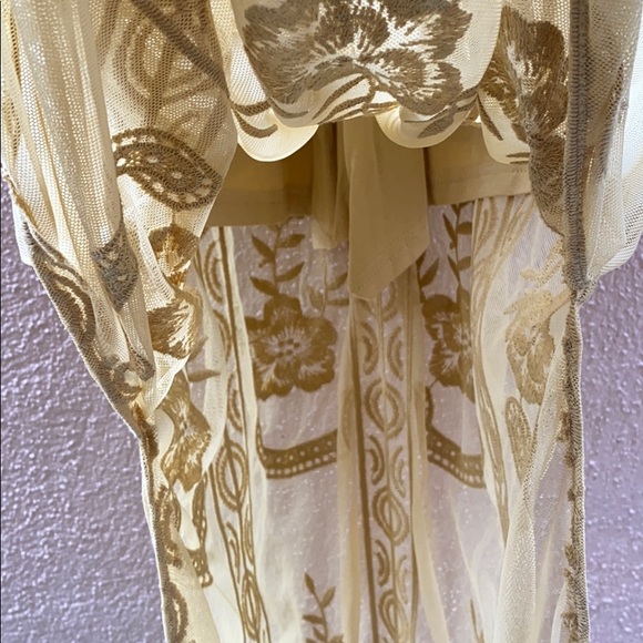 Desert yellow boho dress. - Picture 5 of 8